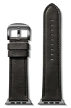 SHINOLA GRIZZLY LEATHER 21MM APPLE WATCH® WATCHBAND,S1120172907