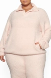 Skims Cozy Knit Pullover In Dusk