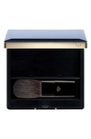 Clé De Peau Beauté Powder Blush Duo Case And Brush In Black
