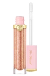 Too Faced Rich & Dazzling High Shine Sparkling Lip Gloss In Net Worth