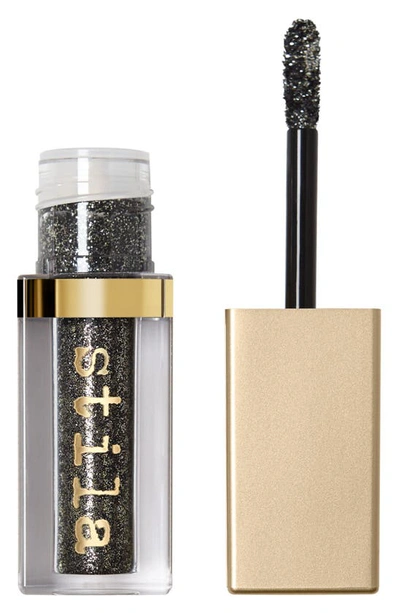 Stila Magnificent Metals Glitter & Glow Liquid Eye Shadow In Molten Midnight