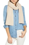 Allsaints Half Cardigan Scarf In Nude Pink