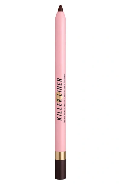 Too Faced Killer Liner 36 Hour Waterproof Gel Eyeliner Killer Espresso 0.04 oz In Black