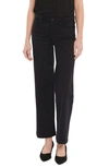 Nydj Teresa Ankle Wide Leg Jeans In Black