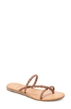 Dolce Vita Dexla Braided Flat Sandals Women's Shoes In Tan