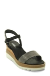 Vaneli Cedra Platform Wedge Sandal In Black Suede