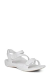 Aetrex Jillian Waterproof Sandal In White Rubber