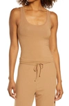 Skims Soft Lounge Tank In Camel