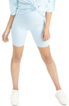 Angel Maternity 2-pack Maternity Bike Shorts In Blue