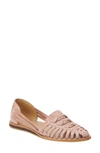 Nisolo Huarache Flat In Desert Rose