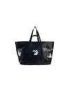 OFF-WHITE OFF-WHITE WOMEN'S BLACK LEATHER TOTE,OWNA094S21LEA0011001 UNI