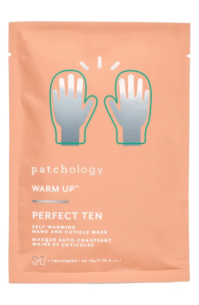PATCHOLOGY WARM UP™ PERFECT TEN SELF-WARMING HAND & CUTICLE MASK,818262020717