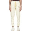 RHUDE OFF-WHITE LOGO LOUNGE PANTS