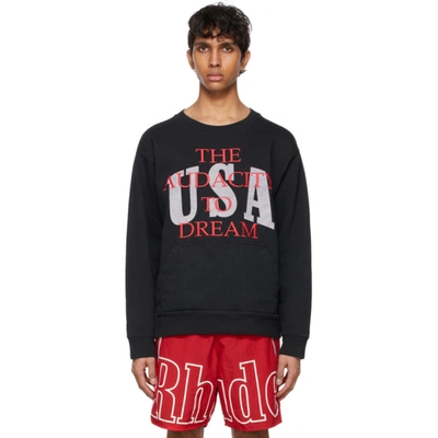 Rhude The Audacity To Dream Sweatshirt In Black