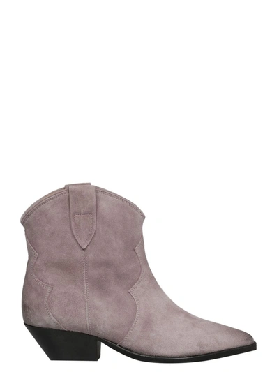 Isabel Marant Pointed Toe Ankle Boots In Pink