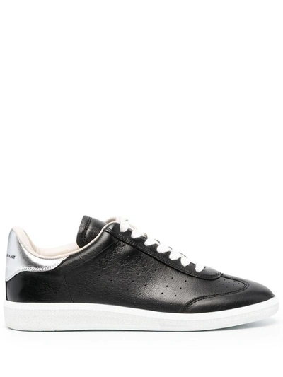 Isabel Marant Perforated Detail Sneakers In Nero
