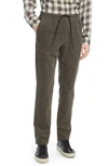 Vince Men's Micro-corduroy Drawstring Pants In Frog