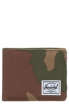 Herschel Supply Co Roy Rfid Wallet In Woodland Camo