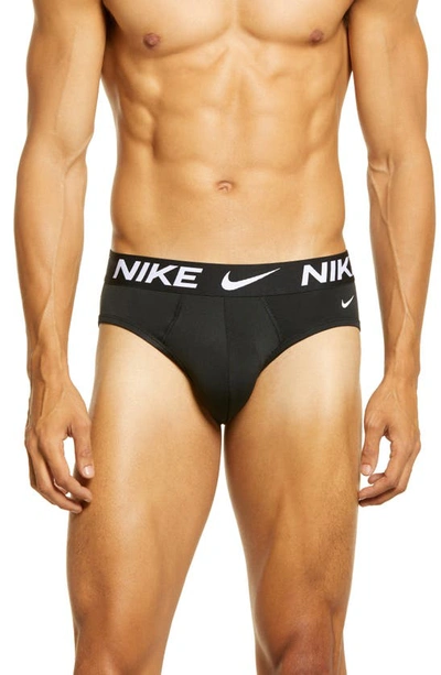 Nike Dri-fit 3-pack Performance Hip Briefs In Black