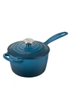 Le Creuset Signature 1.75-quart Enameled Cast Iron Saucepan In Deep Teal