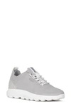 Geox Spherica Sneaker In Light Grey