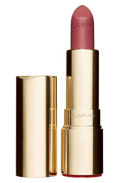 Clarins Joli Rouge Velvet Matte Lipstick In 752 Rosewood