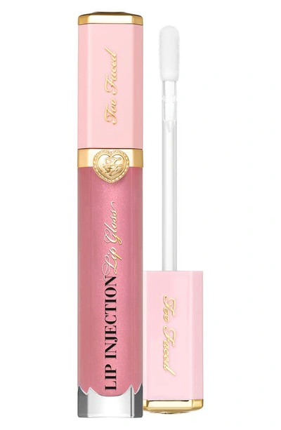 Too Faced Lip Injection Power Plumping Hydrating Lip Gloss Just Friends 0.22 oz/ 6.5 ml