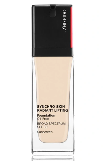 Shiseido Synchro Skin Radiant Lifting Foundation Spf 30 In 120 Ivory