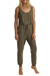 Commando Women's Butter Tank Lounge Jumpsuit In Basil