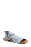 Bueno Ava Buckle Sandal In Powder Blue Leather