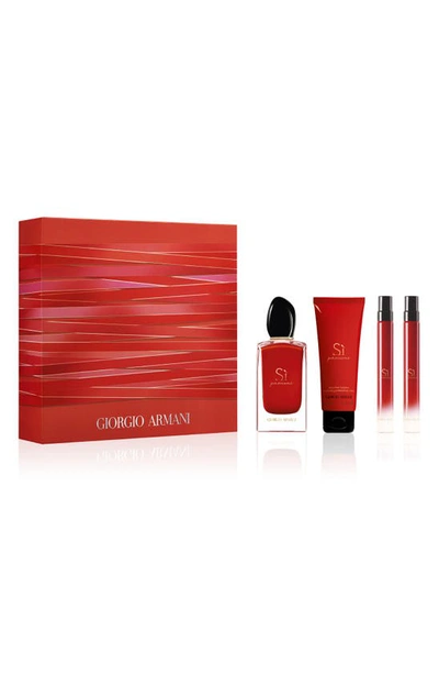 Giorgio Armani Si Passione Eau De Parfum Set (usd $205 Value)