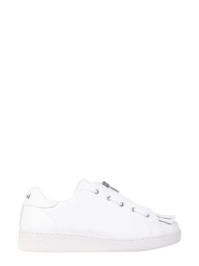 Apc White Sacai Edition Julietta Minimal Sneakers