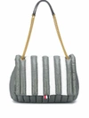 THOM BROWNE THOM BROWNE WOMEN'S GREY POLYAMIDE SHOULDER BAG,FAP264A06553035 UNI