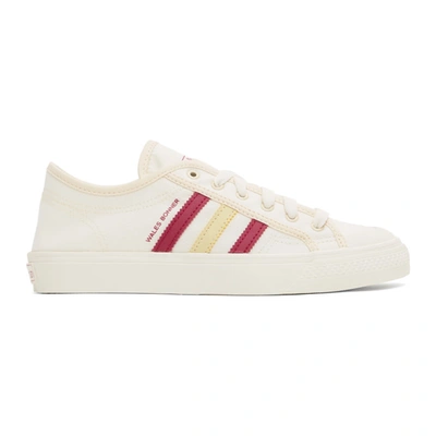 Wales Bonner Off-white Adidas Edition Nizza Sneakers In Corewht/sca