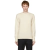 Loro Piana Textured Cotton, Silk And Cashmere-blend Sweater In Shortbread