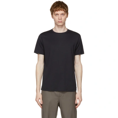 Loro Piana Slim-fit Silk And Cotton-blend Jersey T-shirt In Blue_navy