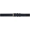 Loro Piana Men's Alsavel Suede Belt In W019 Blue