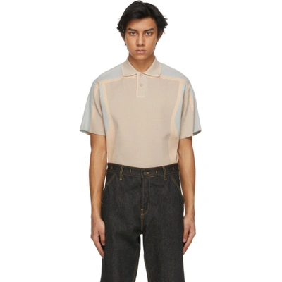 Jacquemus Le Polo Blé Short-sleeved Polo In Beige