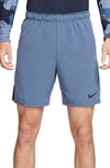 Nike Men's Flex Training Shorts In Obsidian/ Heather/ Black