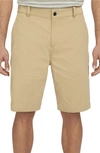 Nike Dri-fit Uv Flat Front Chino Golf Shorts In Parachute Beige