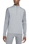 Nike Men's Dri-fit Element Half-zip Running Top In Smoke Grey/grey Fog