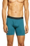 Nike Dri-fit Flex 3-pack Performance Boxer Briefs In Dark Teal Gre