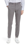 Nordstrom Athletic Fit Coolmax® Flat Front Performance Chino Pants In Grey Tornado Heather