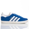 ADIDAS ORIGINALS ADIDAS WOMEN'S BLUE SUEDE SNEAKERS,MIM1648 36 2/3