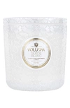 VOLUSPA SUEDE BLANC LUXE CANDLE,8131