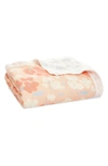 Aden + Anais Baby's Silky Soft Dream Koi Pond Blanket In Coral