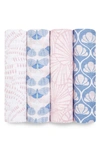 Aden + Anais 4-pack Classic Swaddling Cloths In Deco