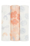 Aden + Anais 3-pack Silky Soft Swaddling Cloths In Koi Pond