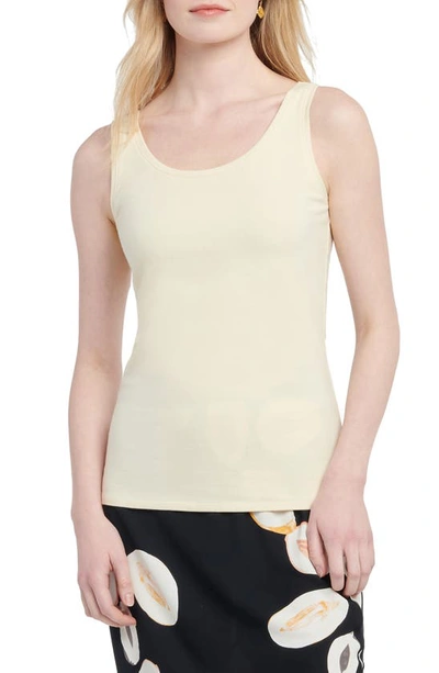 Nic + Zoe Stretch Tank In Meringue