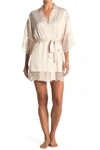 FLORA NIKROOZ GABBY SATIN ROBE,8103